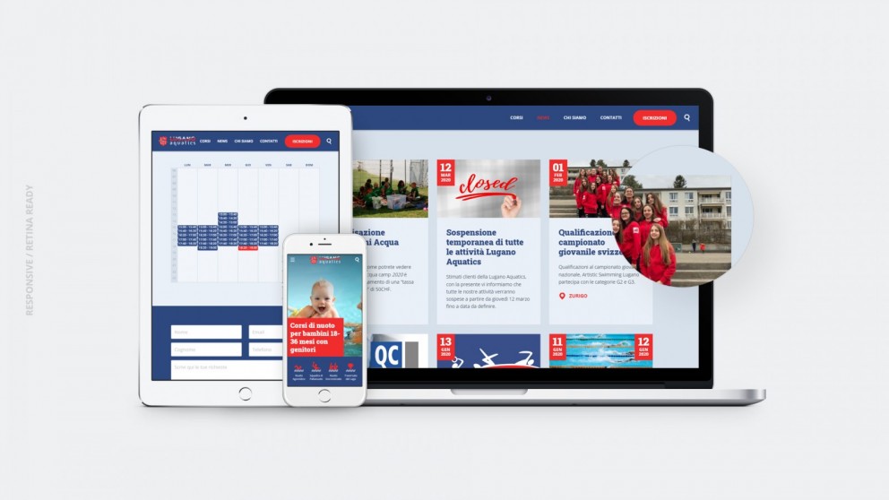 Web design responsivo adatto a tutti i dispositivi